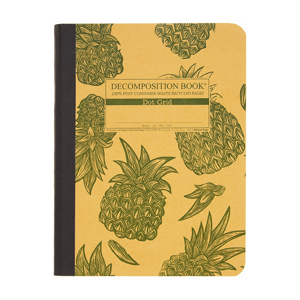 Michael Roger Press, Decomp Book, 9"x7", Pineapples